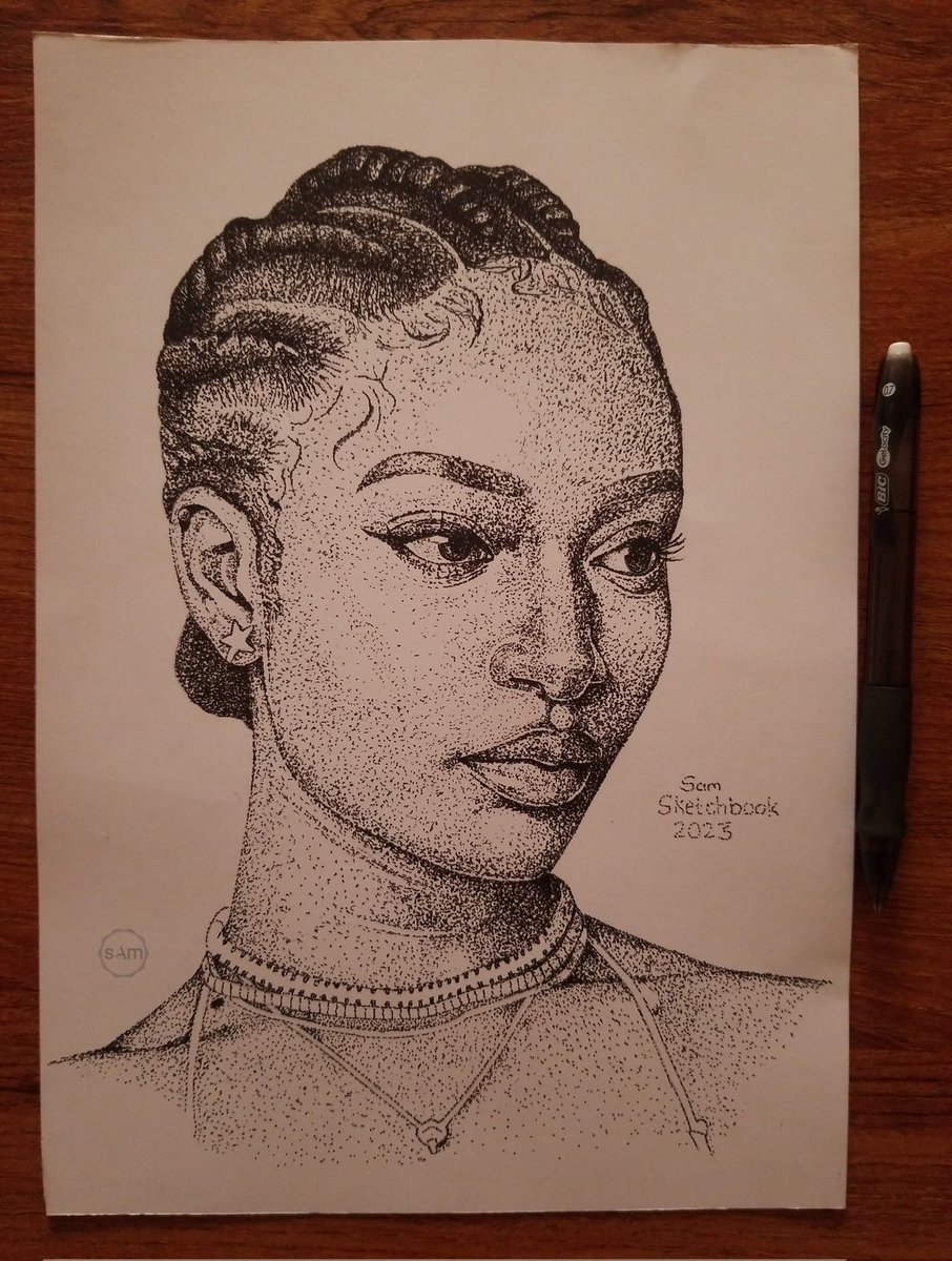 pencilartsam's tweet image. It gotta be more than a million dots on here. I hope y'all like it
@ayrastarr