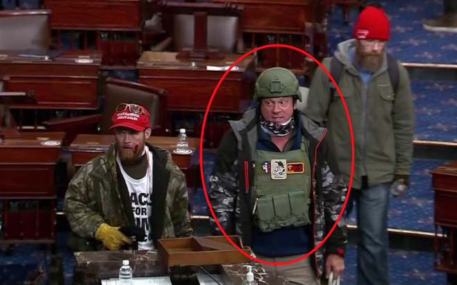 ryanjreilly's tweet image. "Seize all democratic politicians and Biden key staff and select Republicans (Thune and McConnell). Begin interrogations using measures we used on Al Queda to gain evidence on the coup."

Here's what feds say Larry Brock had planned on Jan. 6.

DOJ seeking five years in prison.