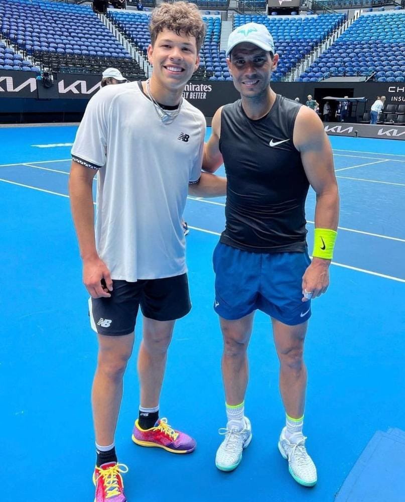 Ben Shelton: “Kyrgios &amp; Monfils aren’t references for me in this respect. I’m not trying to be a showman who is doing trick shots. I'm really focused on my tennis &amp; trying to compete at the highest level. So I would say the guy in that aspect that I looked up to was Rafael Nadal”