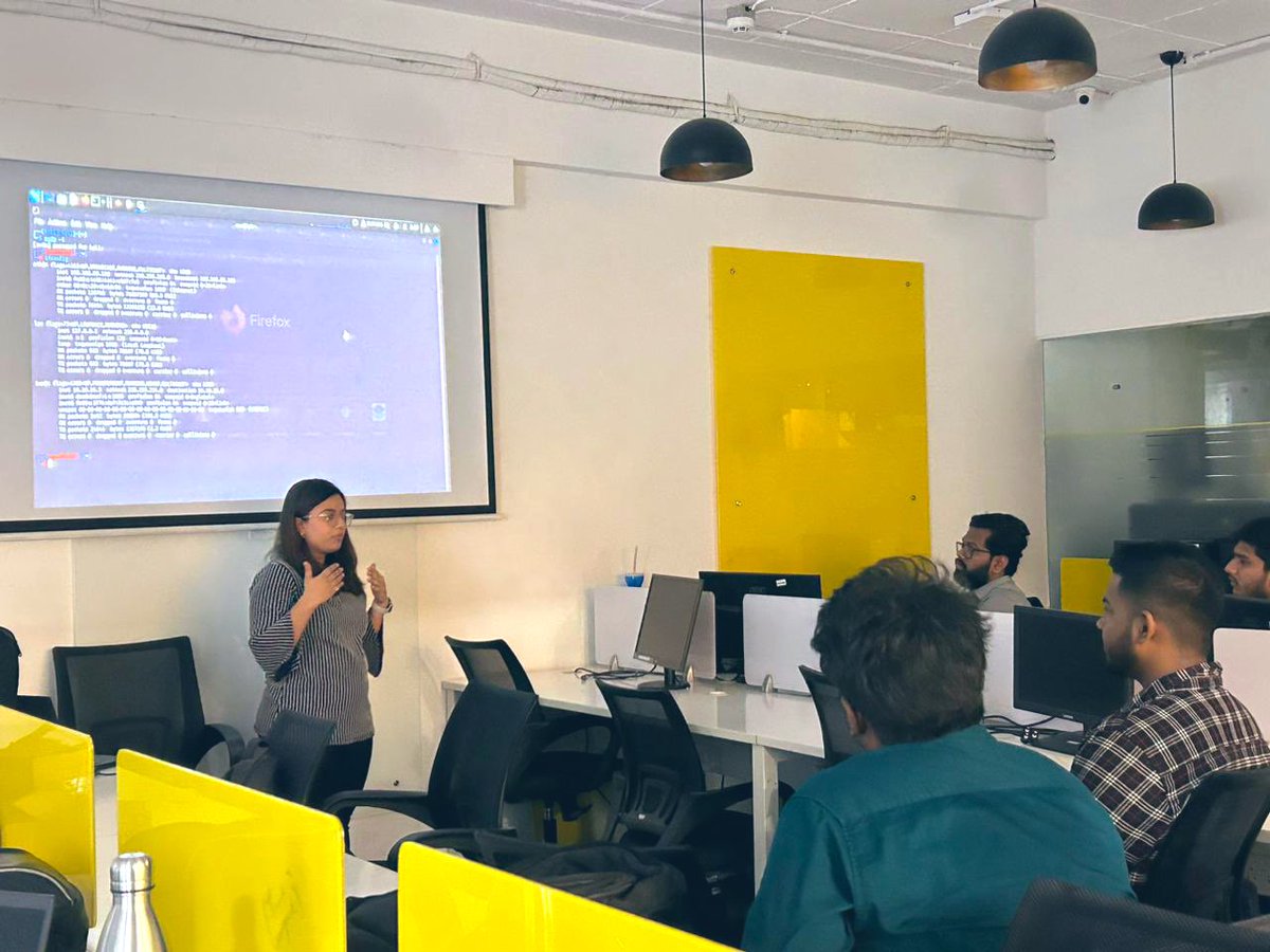 NullMumbai's tweet photo. Null Mumbai Monthly Meetup
Session on Boot2Root by Nikita Parmar
@null0x00 @avkashk @sandmaxprime @Snypter
Venue: @niiconsulting
#null #nullmumbai #mumbai #infosec #meetup https://t.co/ObxxU2QvbX