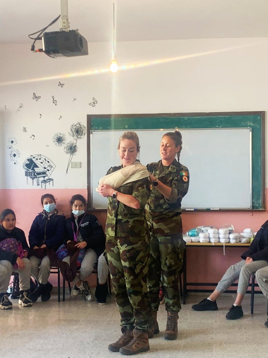 Our Cimic team continue to work closely with the local population in our AO. This week they were assisted by our medical staff, conducting two seperate medical training days in a primary school and with a women's group. Building this bond is a very important part of what we do.