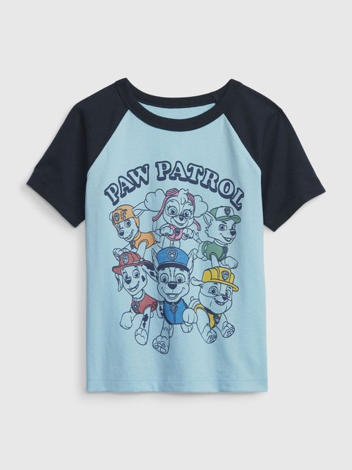 【話題記事】「ギャップ」×「パウ・パトロール」の新作Tシャツが発売　人気キャラクターが春色に 