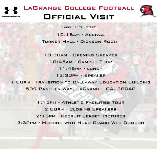 db1_keee's tweet photo. I will be at Lagrange College tmr!! Thank you for this invite❤️🤍 @RCWarriorsFB @Coach__Talbert @TheJustinAlbert https://t.co/Q0XHzRFMwT