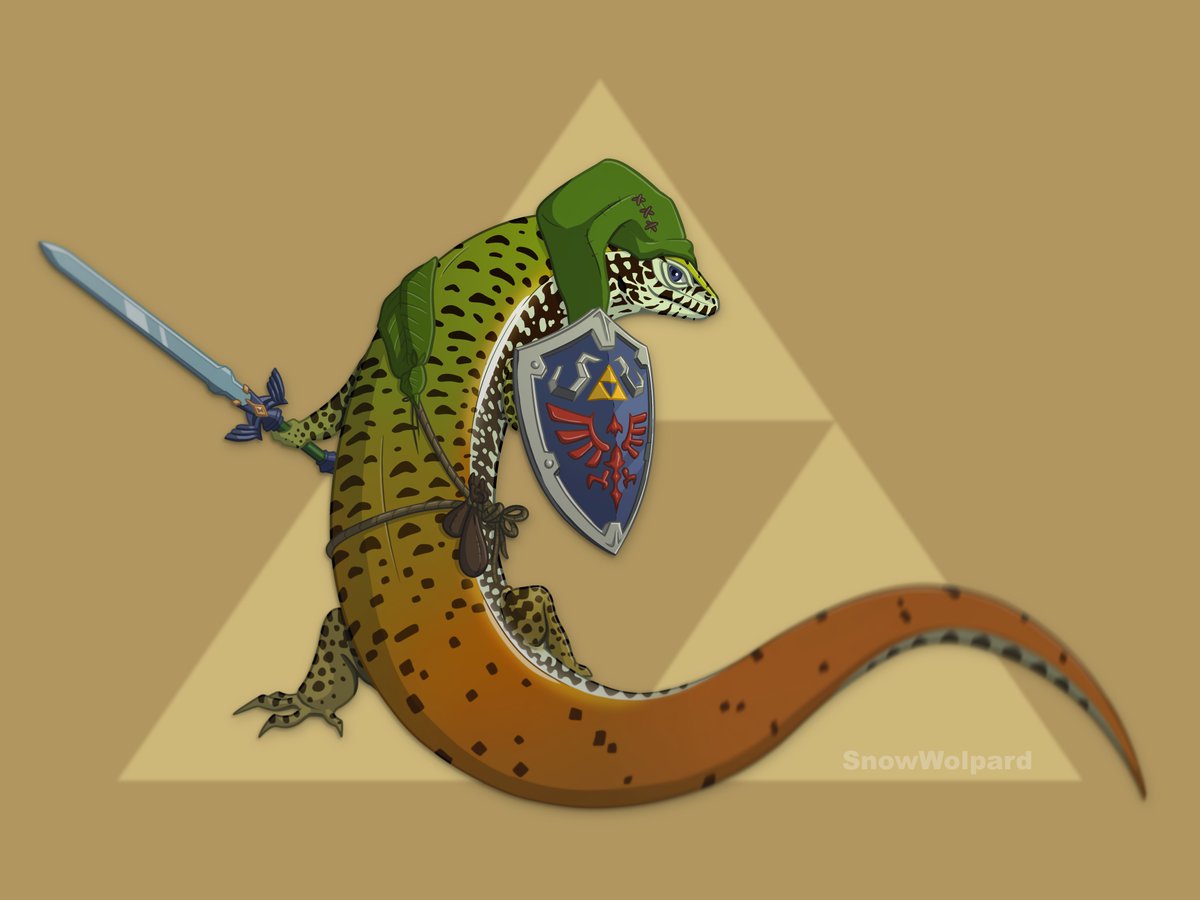 snowwolpard's tweet photo. skink link. link as a skink. 

lizard of zelda. https://t.co/92WQEg7fx9