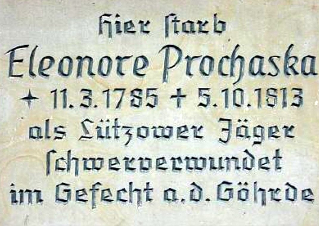 Letnapark's tweet photo. Eleonore #Prochaska *11.3.1785 – 5.10.1813
Freie Bürgerin, als "August Renz" verkleidete:r Soldat:in in den #Befreiungskriegen .
16.9.1813 In der Schlacht bei Göhrde verletzt, stirbt sie drei Wochen später. https://t.co/aOe26ufSvK