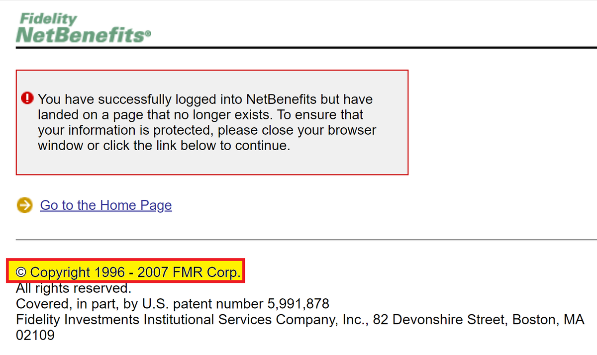 JamesPragit's tweet photo. Apparently, @Fidelity hasn't updated this page in 16 years. https://t.co/szvjxiPwbT