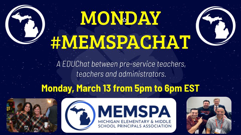 vgilbert3's tweet photo. Special Monday #MemspaChat What Do I Need to Know About Education? A convo w/ Interns Ts & Ed Leaders
Monday March 13
5pm-6:00pm EST
@lkolb
#oklaed
#Games4Ed
#KidsDeserveIt
#EdUChat
#PeopleSkillsChat
#TeachMindful
#BookCampPD
#TeachPos
#2ndChat
#RGVEduChat
#JoyWorkEdu https://t.co/v9KQ0khayj
