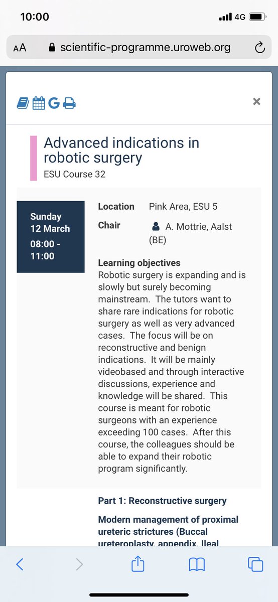 Getting ready for our #EAU23 course on advanced robotic indications with the living legend @alexmottrie and the great @bmcg22 Incredibly thankful to @UrowebESU for this opportunity. I expect to learn as much as I’ll teach!!