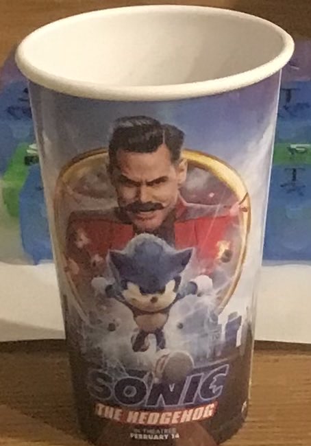 Sonic the Hedgehog movie promo cup Jim Carrey https://t.co/BkoAqcj8PA