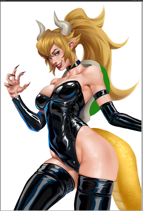クッパ姫 「wip 」|Nasus Kim 🙇‍♀️ Commissions Closed for now!のイラスト
