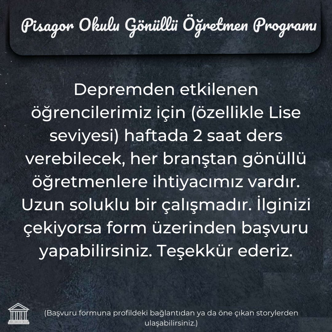 Başvuru formu: forms.gle/kNq3rWu26NhDQw…