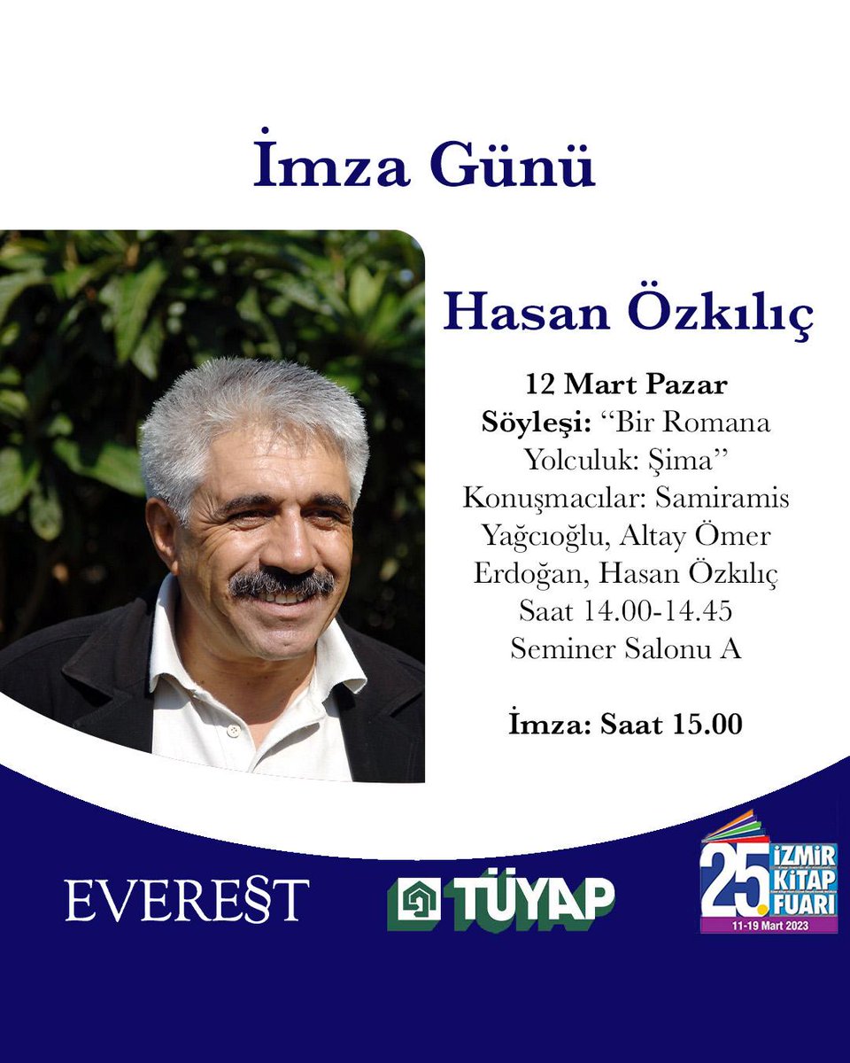 Yarın, saat 14.oo'de İzmir Tüyap kitap fuarında Şima'yı konuşacağız, duyurmak istedim...