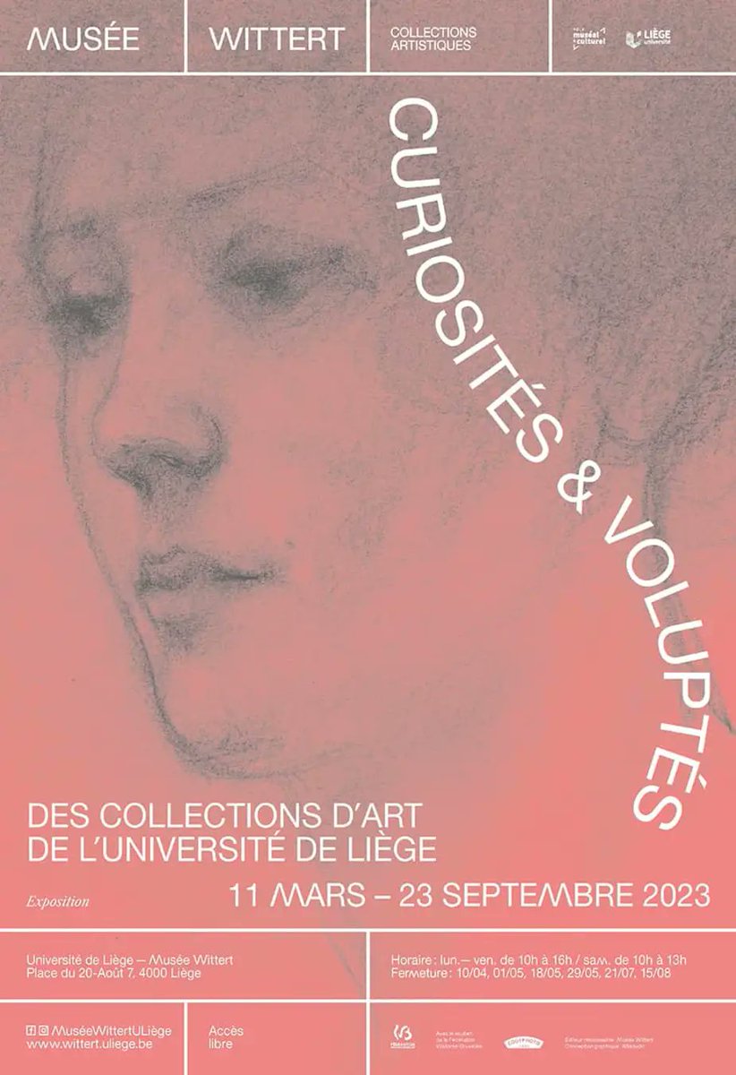 Morgane Legeard (@legeardmorgane) on Twitter photo L'exposition "Curiosités & Voluptés" du <a href="/MuseeWittert/">Musée Wittert ULiege</a> de Liège ouvre aujourd'hui 🙆🏻♀️ N'hésitez pas à venir nous voir si vous passez par la région liégeoise !
Jusqu'au 23 Septembre 2023
Lun-ven 10h à 16h
Sam 10h à 13h L'exposition "Curiosités & Voluptés" du <a href="/MuseeWittert/">Musée Wittert ULiege</a> de Liège ouvre aujourd'hui 🙆🏻♀️ N'hésitez pas à venir nous voir si vous passez par la région liégeoise !
Jusqu'au 23 Septembre 2023
Lun-ven 10h à 16h
Sam 10h à 13h