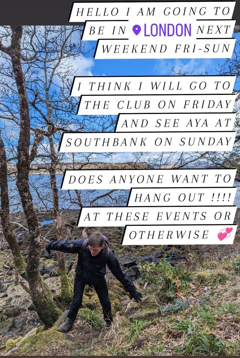 London friends I am gonna be in London next weekend let's hang out!!! HMU for food coffee pints sights the club .... Would love to see my pals