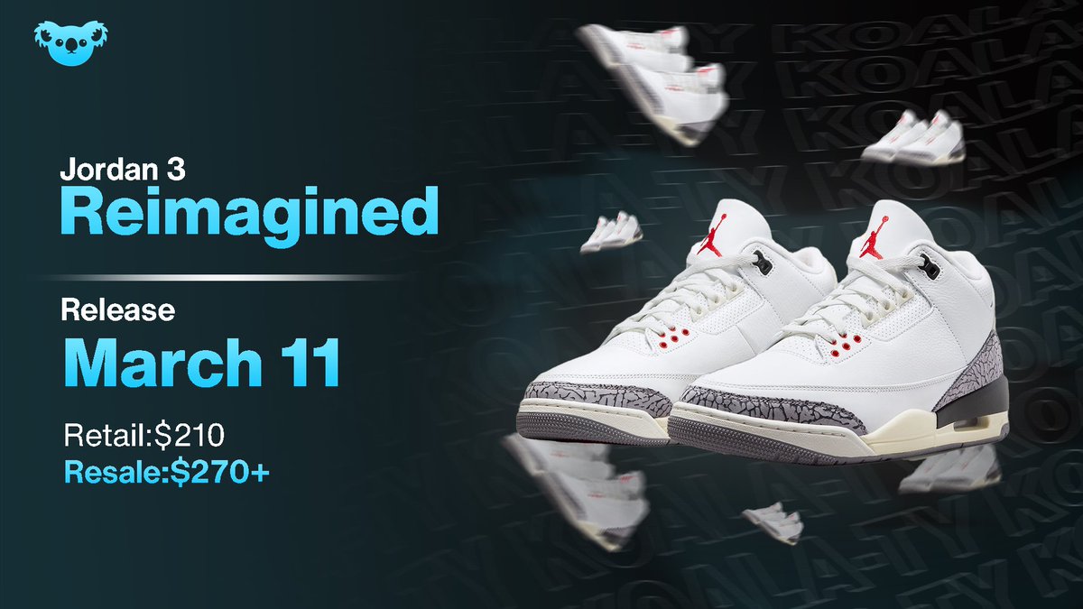 The 3’s we’ve been waiting for!! Dropping today! Who’s ready for a few pairs?