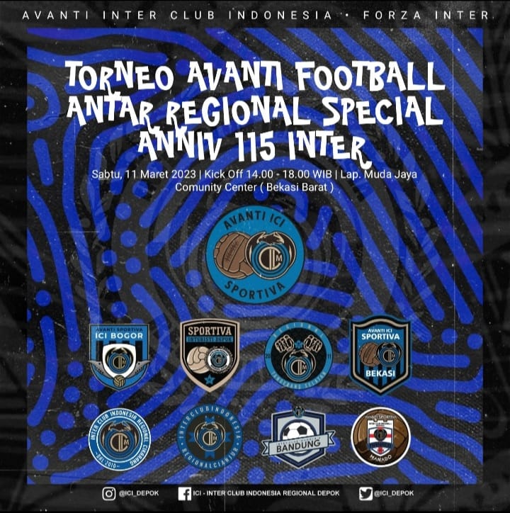 Torneo Avanti Football Selesai. Selamat <a href="/ICI_Manado/">ICI Manado</a> , dan mohon maaf <a href="/ICI_Depok/">ICI Regional Depok</a> kita ga kalah wkwkwkwk