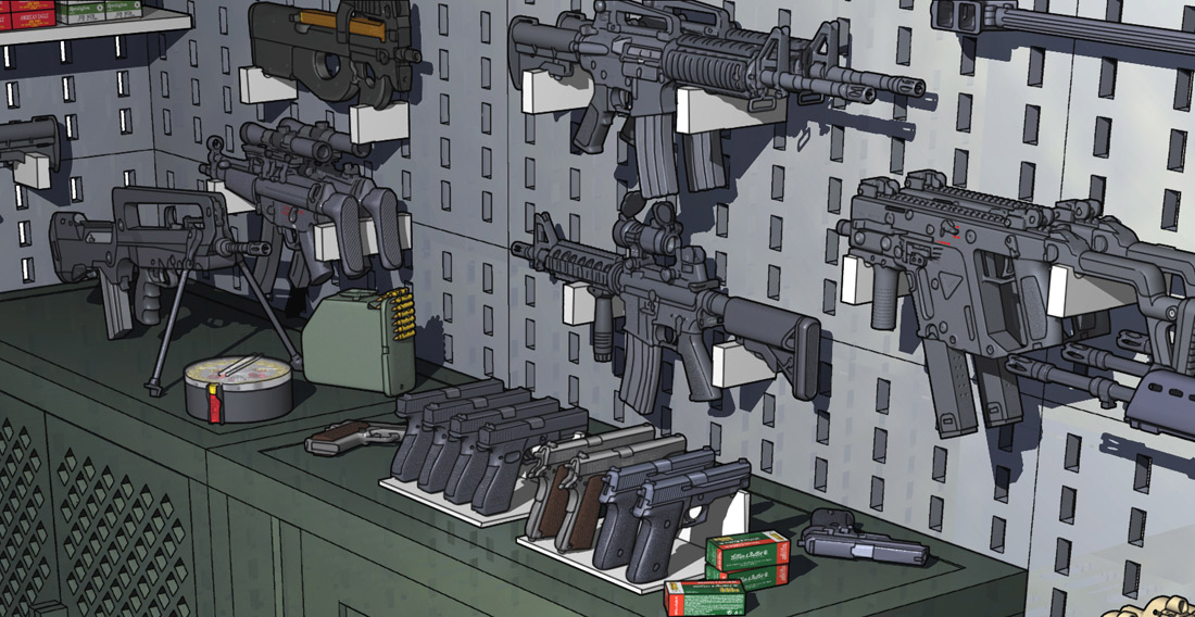 weapon gun machine gun rifle no humans assault rifle military  illustration images