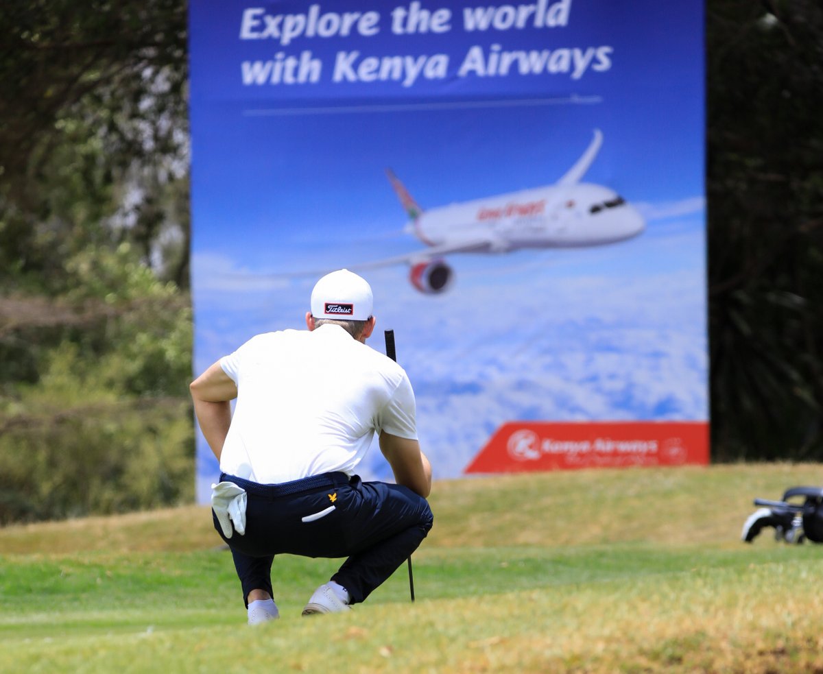 KenyaAirways's tweet photo. How it is going at the Magical Kenya Open. Do you want to experience our Dreamliner Business Class seat? Pass by our stand at the ongoing #MKO2023 in Muthaiga, Nairobi for this and so much more. #BirdieTheKQWay #SwingWithPride https://t.co/VxK9W4YuVg