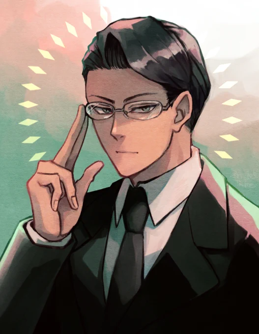追加で描かせていただいた、ヒャーさん()の榊さん。ありがとうございました&連載おめでとうございます～ 