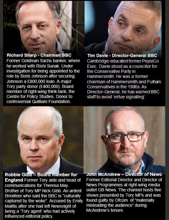 The Tories have 'Taken Back Control' of the BBC. #BoycottBBC #BoycottMOTD #BBCBias #GaryGate
