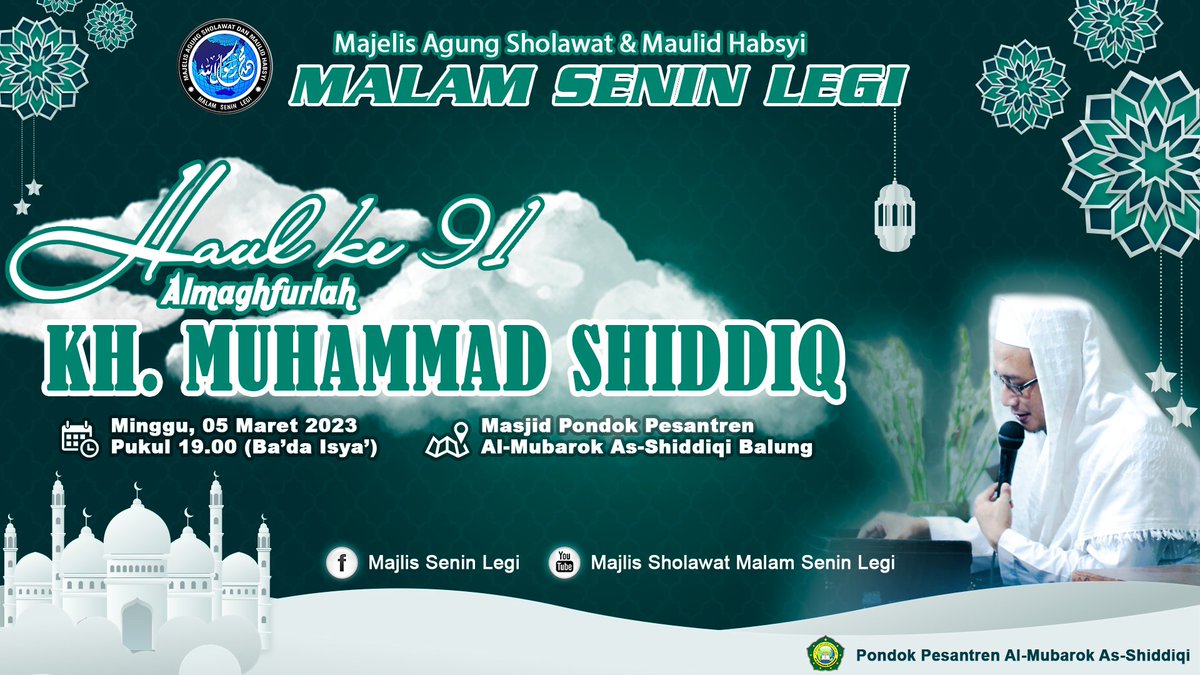 gpansorbalung's tweet photo. Pengamanan
Majelis Sholawat Malam Senin Legi
Peringatan Haul ke 91
Almaghfurlah KH. Muhammad Shiddiq
Pondok Pesantren Al-Mubarok As-Shiddiqi Balung
Bersama Pengurus PW Rijalul Ansor Jawa Timur
KH. Abdul Hamid Farouq

Oleh Banser PAC GP Ansor Balung

Balung, 05 Maret 2023 https://t.co/nstXeOi7ng