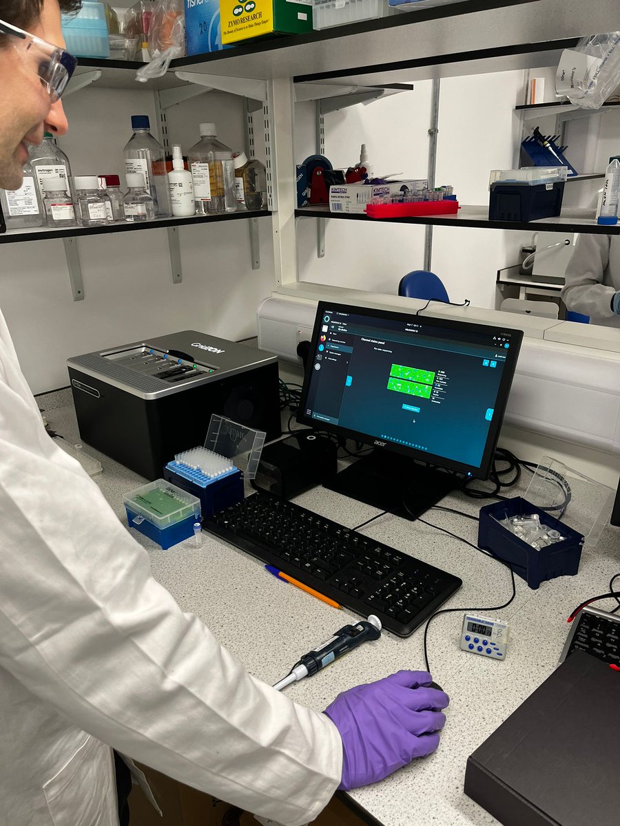 Just had an incredible week being trained by the experts from @nanopore on cutting-edge GridION and PromethION technologies! Excited to put this knowledge into practice and advance our research capabilities. #Nanopore #GridION #PromethION #Research #Science