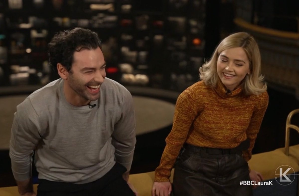 carol30449's tweet image. Good morning all! #StubbleSaturday (not you Jenna) just thought you looked so adorable along with our #mainman in these #screencaps..source @bbclaurak @LemonsThePlay will soon be in Manchester! #AidanTurner #JennaColeman #AidanCrew 🍋🍋🍋🍋🍋❤️