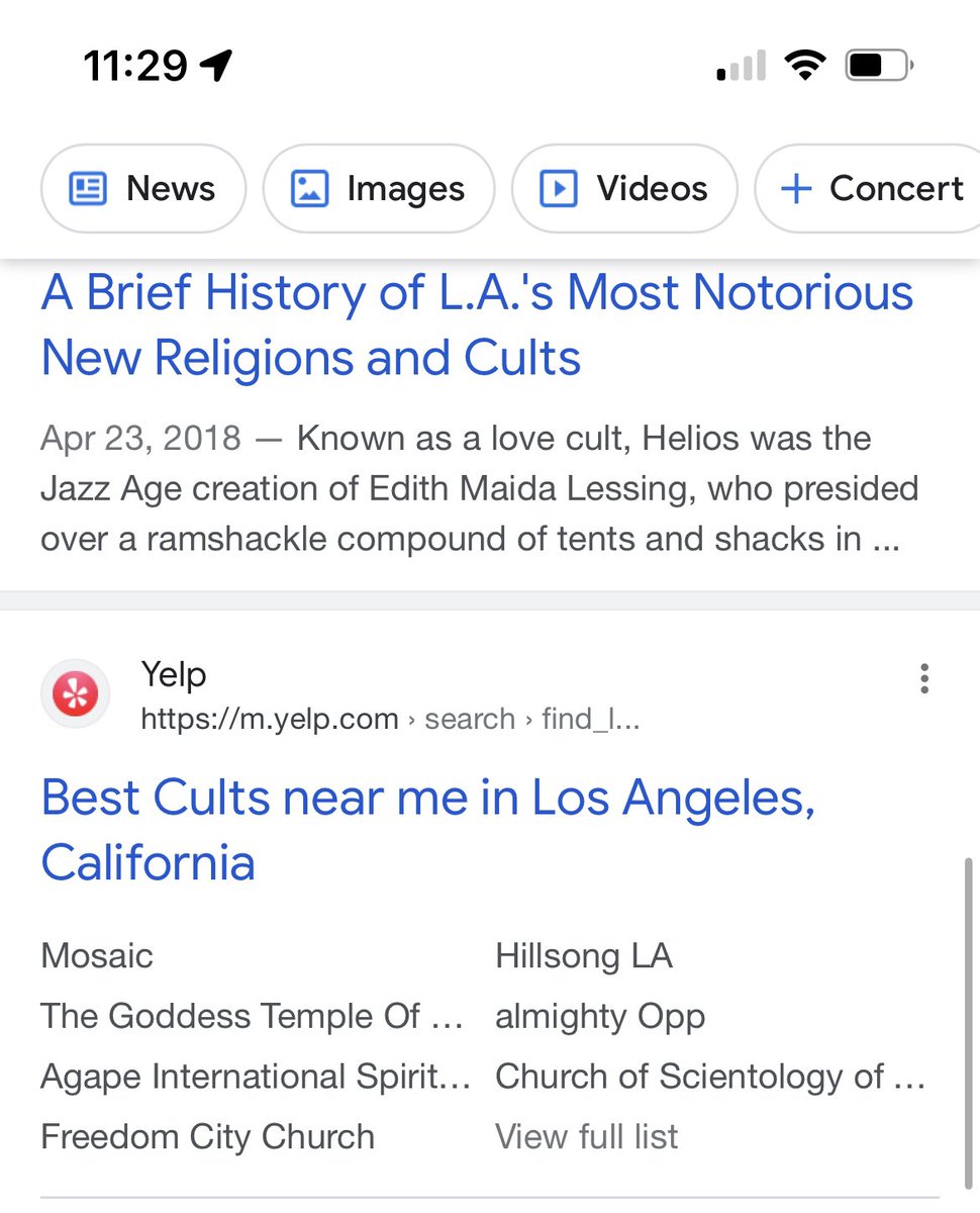 Teresa Lee on Twitter ""best cults near me""