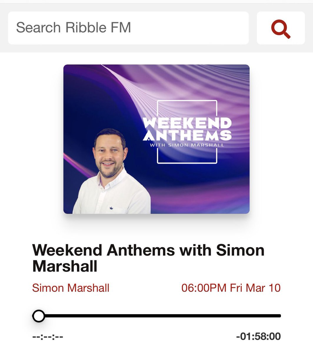 SimonMarshallDJ's tweet photo. ***NEW STATION ALERT***🚨🚨🚨welcome to the #weekendanthems family @ribblefm #ribblevalley #clitheroe #radio #dancemusic #syndicatedradio #dj #presenter https://t.co/97tcJROfOn