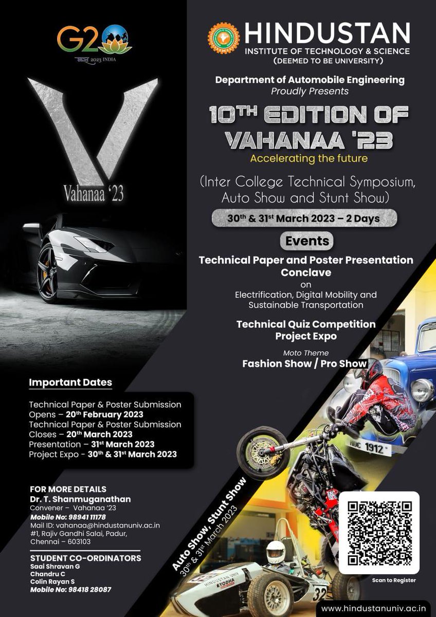 AutodeptHits's tweet image. Vahanaa&apos;23

Celebration begins!
@autodepthits

The countdown has already begun with a promise of a bigger and better celebration than the previous years.

#vahanaa&apos;23 #hitstallenthunt #autoblogs #autoslogan #hitsvahanaa&apos;23 #autohitsvahanaa #carshow #autostunt