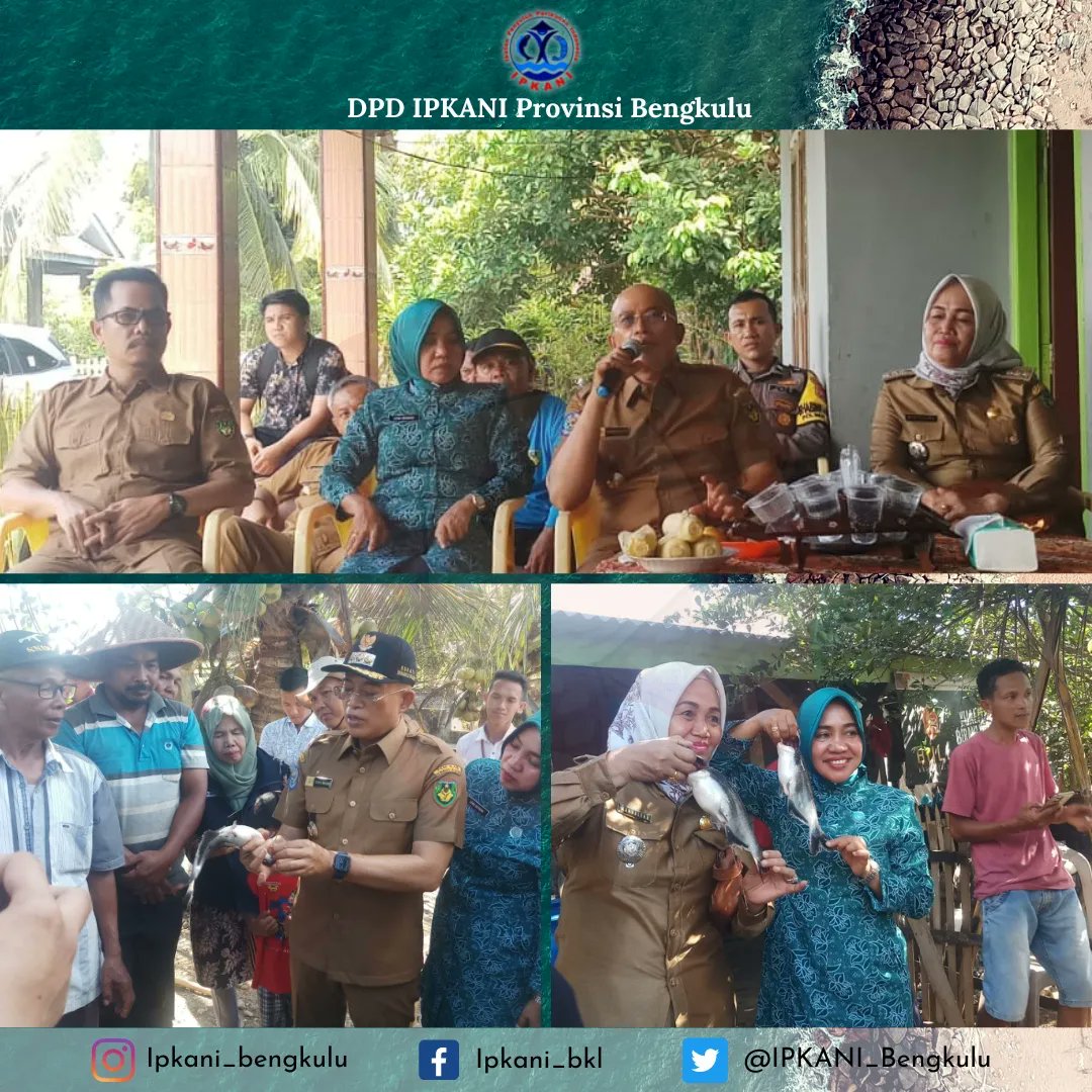 IPKANI_Bengkulu's tweet photo. Selasa (07/03/2023)
Bupati Kabupaten Bengkulu Selatan, Gusnan Mulyadi, SE.,MM melakukan Panen Raya Ikan Patin di Kelompok Pembudidaya Ikan (POKDAKAN) Air Rantau, Desa Darat Sawah, Kecamatan Seginim #ipkani #bengkulu
#GiatLuhkanSatminkalBRPPUPP #luhkan @brsdm_kp @RISET_PALEMBANG https://t.co/qGLziXV2IS