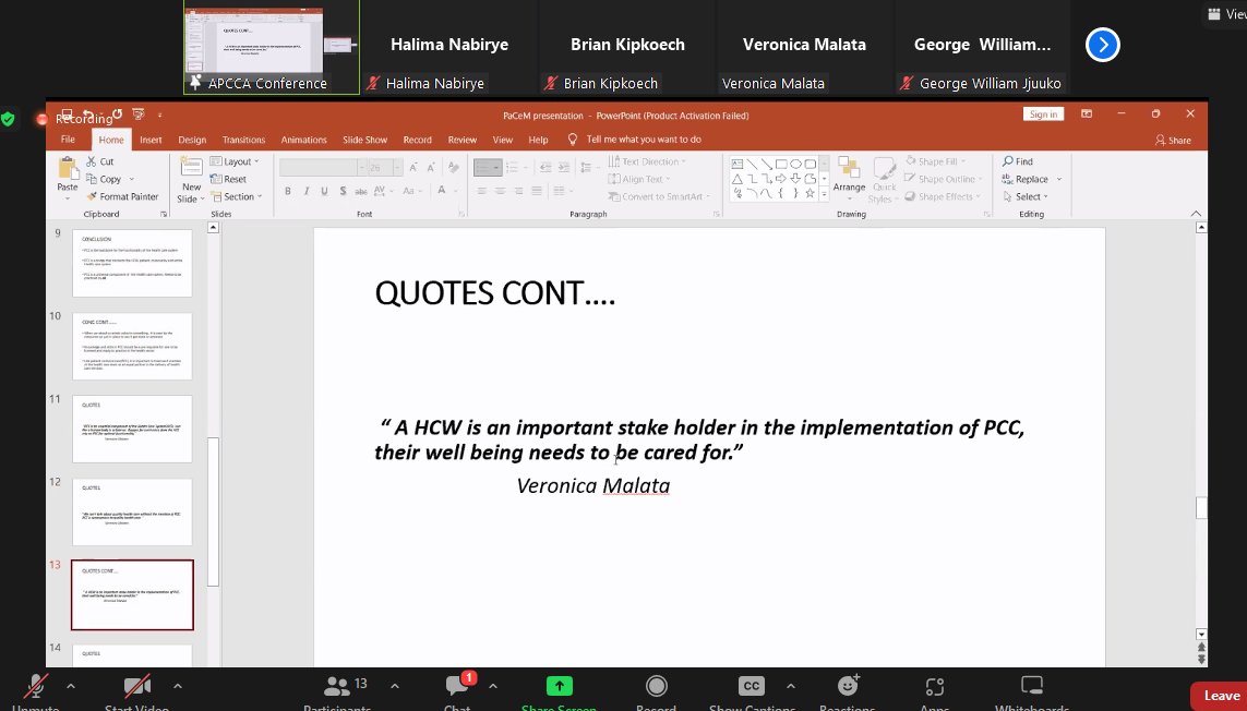 pacemafro's tweet photo. "Ongoing research on PCC in Africa in comparison to developed countries" by Ms. Veronica Malaka, University of Zambia School of Public Health.
PCC is the backbone for the functionality of the health care system.
#Makere
#patientcenteredcare
#PCC
#APCCA
#APCCA2023 https://t.co/iLfjRna0vc