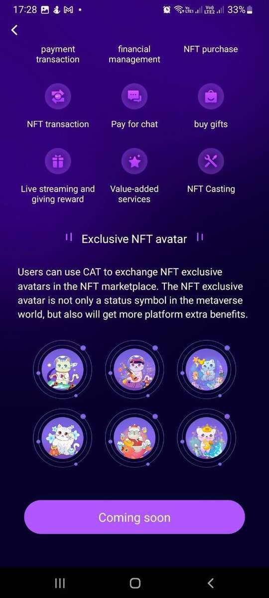 #Catstar (ChatAny) ($CAT) MINING ⛏ APP LINK-
chatany.world/h5/reg.html?in…

✅The number of global members exceeded 1,100,000 🔥🚀

✅The first batch of KYC certification completed &amp; 2nd batch KYC start soon🔜

‼️DON'T MISS VIRAL #NFT PROJECT‼️

📌Know More-👇
t.me/cryptoappminer…