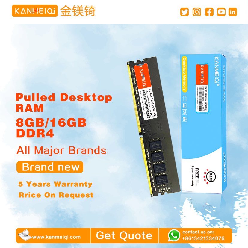 Experience Epic Performance, Unbeatable Visuals!
KANMEIQI DDR4 Memory
.
.
#KANMEIQI #vstl_hk #vstl_uae #memory #computermemory #ram #pcparts #gamingmemory #ITtrade #refurbishedram #ddr4memory #itparts #computercomponent #computerram #ddr4ram #laptoppallet #gamingram