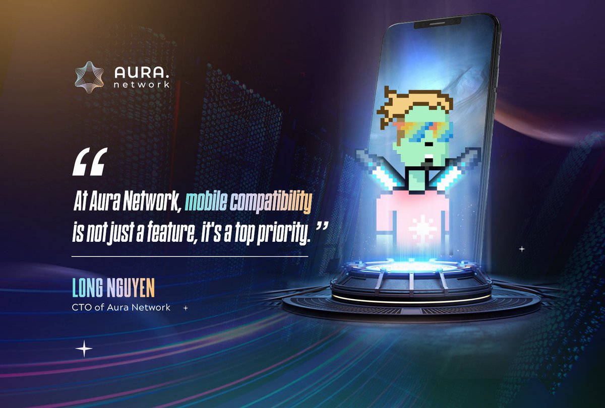 AuraNetworkHQ's tweet image. 👀 It's no secret that smartphones have made almost every aspect of life easier.
Searching for ways to mainstream NFTs, we recognized the importance of mobile compatibility. Our focus on developing #MobileSDK will bring #NFTs closer to global users.
#CxOquotes #AMA