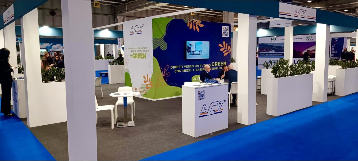 LctSpa's tweet photo. LCT SpA è presente al Padiglione 6 - Stand D4 della più innovativa fiera su logistica sostenibile, trasporti e servizi alle imprese in corso a Veronafiere SpA - Fiera di Verona.
Vieni a #letexpo2023, il futuro della #mobilitàsostenibile è qui!

#lctspa #iovadoabiometano https://t.co/QAaQNNaCHr
