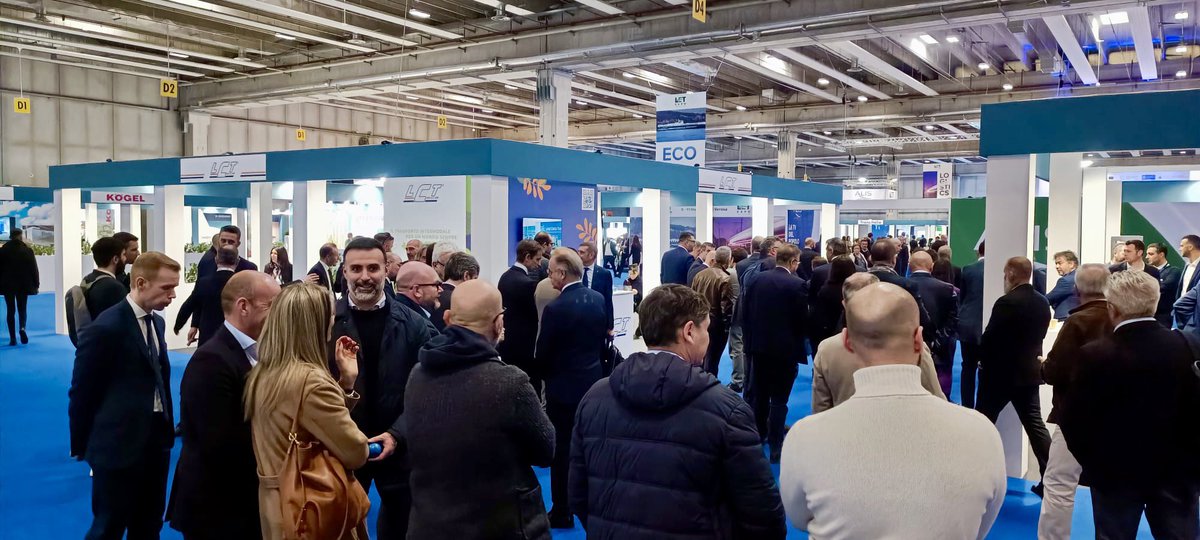 LctSpa's tweet photo. LCT SpA è presente al Padiglione 6 - Stand D4 della più innovativa fiera su logistica sostenibile, trasporti e servizi alle imprese in corso a Veronafiere SpA - Fiera di Verona.
Vieni a #letexpo2023, il futuro della #mobilitàsostenibile è qui!

#lctspa #iovadoabiometano https://t.co/QAaQNNaCHr