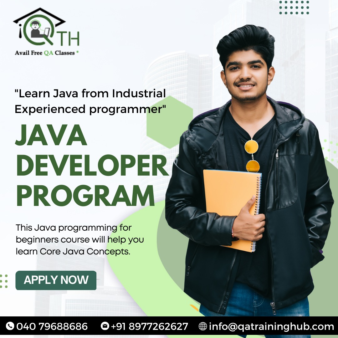 QATrainingHub's tweet photo. qatrainghub Learn Java From Industrial Experienced Programing
This #JavaPrograming For Beginners Will Help You Learn #CoreJava Concepts.
👉#JavaDeveloperProgram
👉#JavaPrograming 
👉#javajavascript 
for more info contact📞+91-8977262627 
or visit🌐https://t.co/70yl9EWiWr https://t.co/9mcToR0ziE