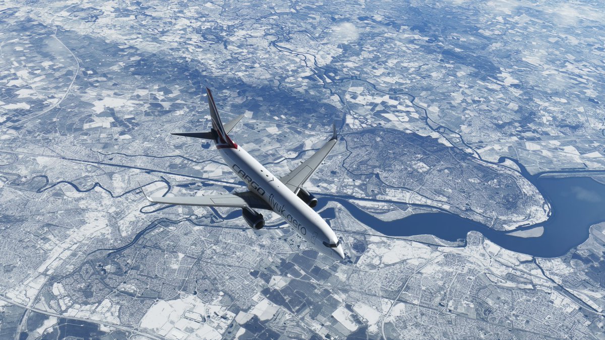 BritishAvgeek's tweet photo. Spectacular wintery scenes in @MSFSofficial during yesterday's live stream between Stansted & @pyreegue Belfast Aldergrove with @flyukva
It was a busy two sectors in the ever brilliant PMDG 737!
#msfs #fs2020 #flyuk #pmdg #pmdg737 #msfscommunity #MSFSchallenge #avgeek #winter https://t.co/ol3nyEKlHn