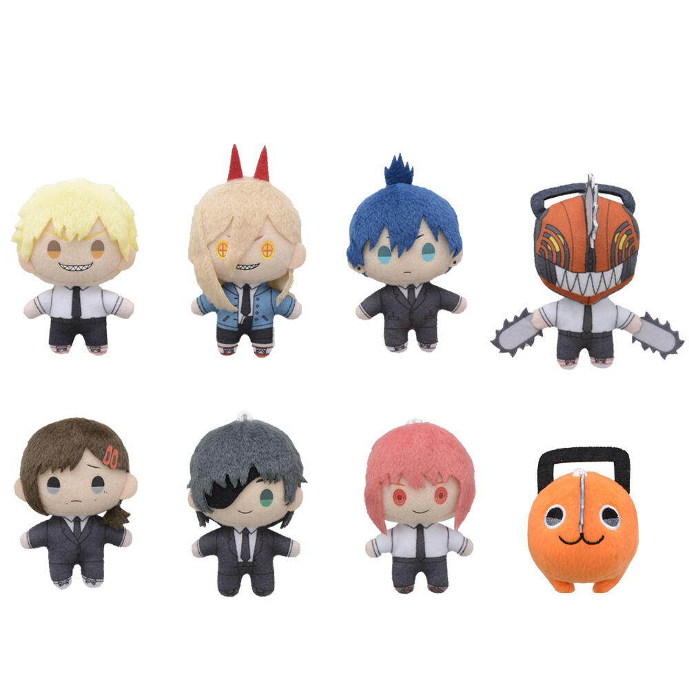 AitaiKuji's tweet photo. Sega will be releasing new plushes for Chainsaw Man featuring chibi styled 8cm mascots available as a set and larger 16cm "nesoberi" styled plushes!
Release Date: July 2023
https://t.co/voFCbzxUq0 https://t.co/iqup1h3SZc