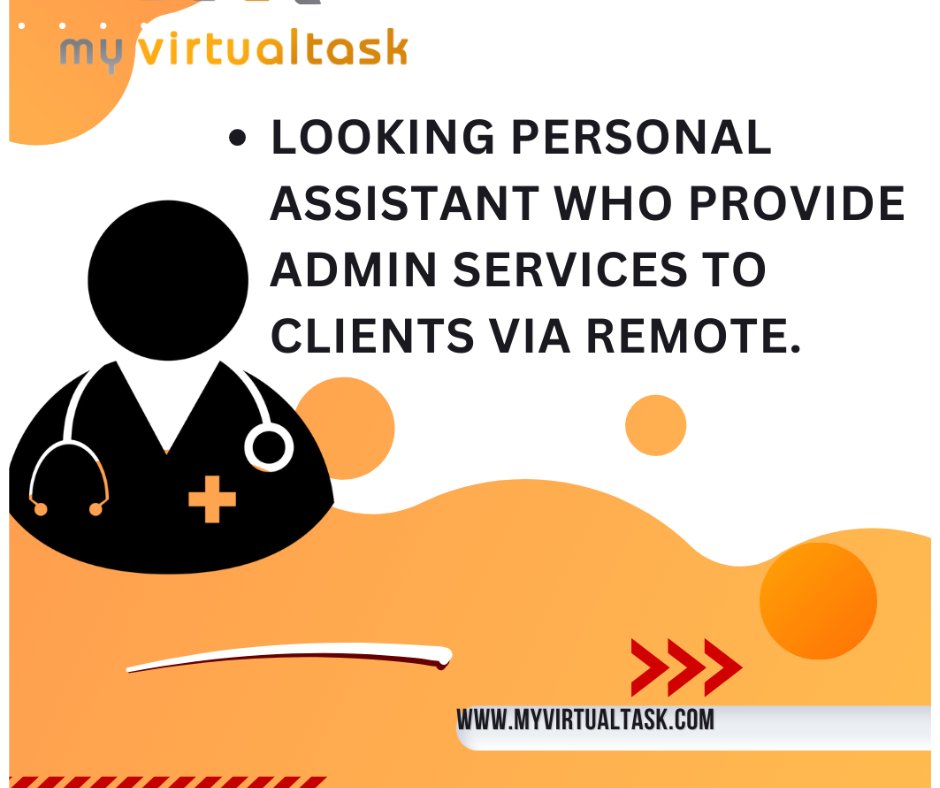 Looking Personal Assistant who provide Admin Services to clients via Remote.

 Visit us on (myvirtualtask.com)

#virtualassistant #virtualassistantservices #virtuallearning #virtual  #virtualtour #bookkeeping #accounting #indiavirtualassistant #remotework #contentcreation