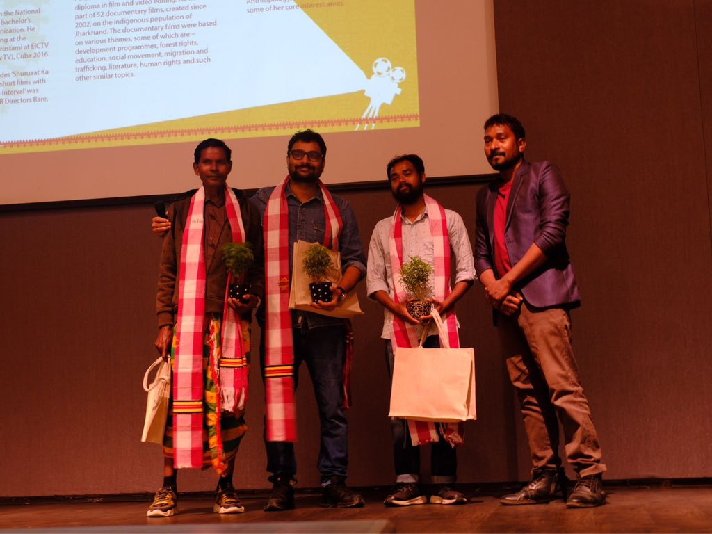 HumaraMovie's tweet photo. We are thankful to @tatasteelfoundation for inviting us to screen our film @tortoiseundertheearth as a part of the initiative Samuday ke Saath (Samvaad: A Tribal Conclave).
Thank you to all team members and organising committee.
#tortoiseundertheearth #humaramovie https://t.co/ZfJB1DUPxd