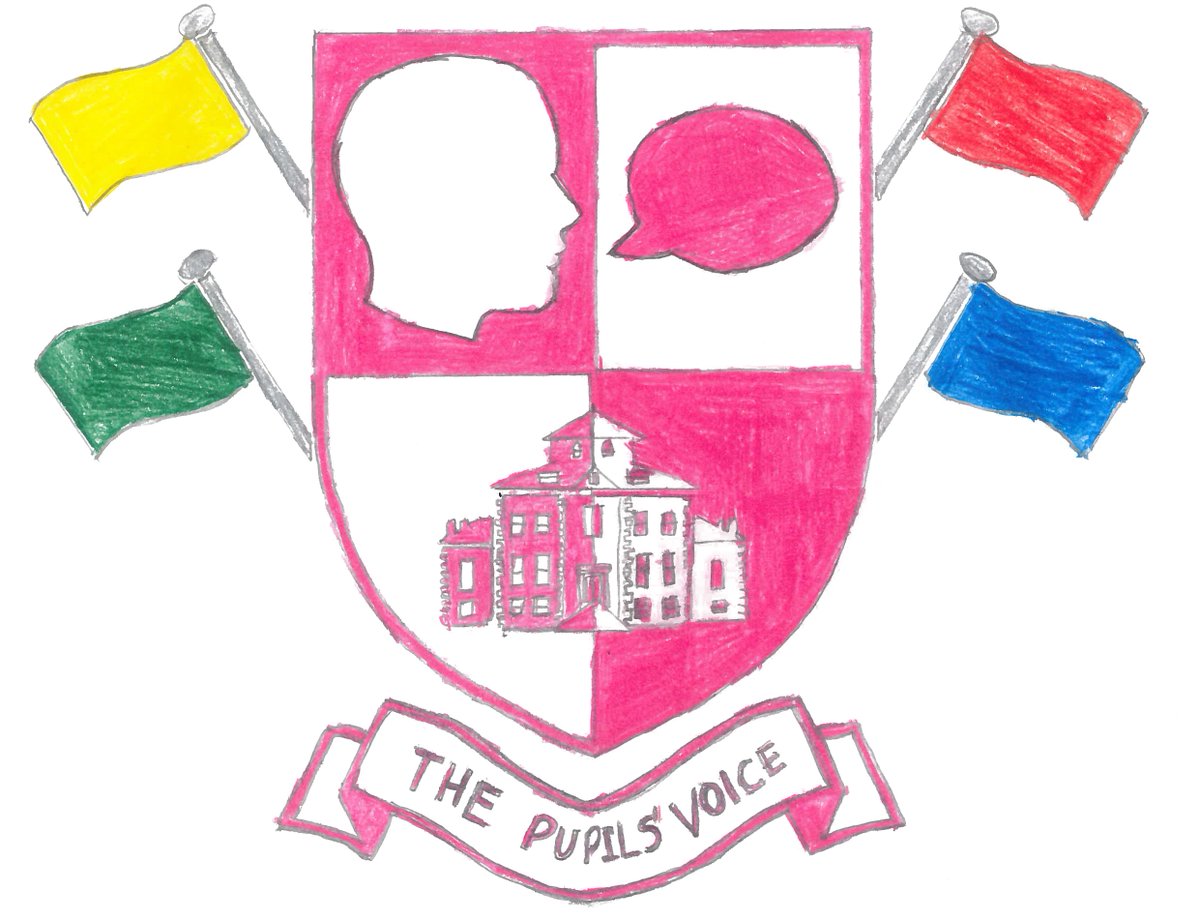 We are delighted to reveal the winning design for 'The Pupil Voice' logo by a very talented Year 4 pupil. Thank you to everyone who submitted entries; we had a very difficult task choosing the winner!