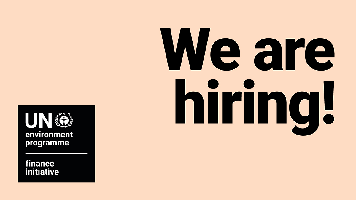 UNEP FI on Twitter "Do you want to get involved in supporting the