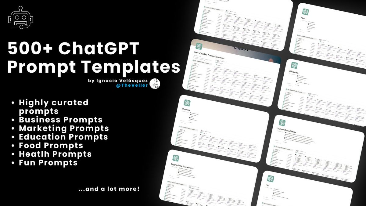 ChatGPT is like a superhuman!

But most people suck at using it effectively.

That's why <a href="/shushant_l/">Shushant Lakhyani</a> &amp; I built 500+ ChatGPT Prompts to help you get things done in a flash.

This one is completely FREE!

Just:

• Follow
• Like &amp; share
• Reply "🔺"

I'll DM you.