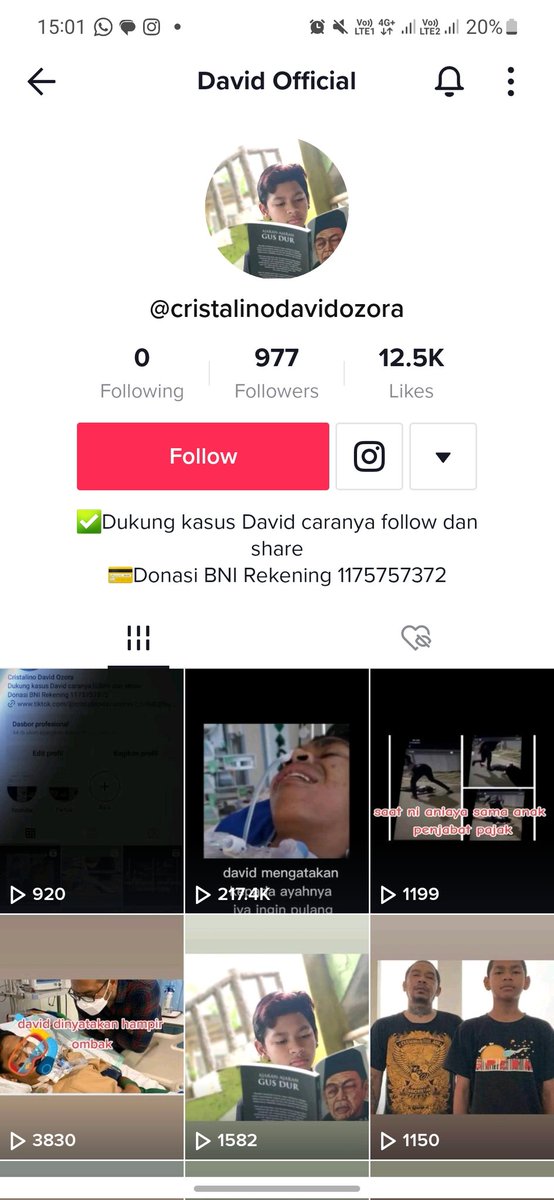 Ini nipu, kami gak buka donasi dimanapun. Bantu report