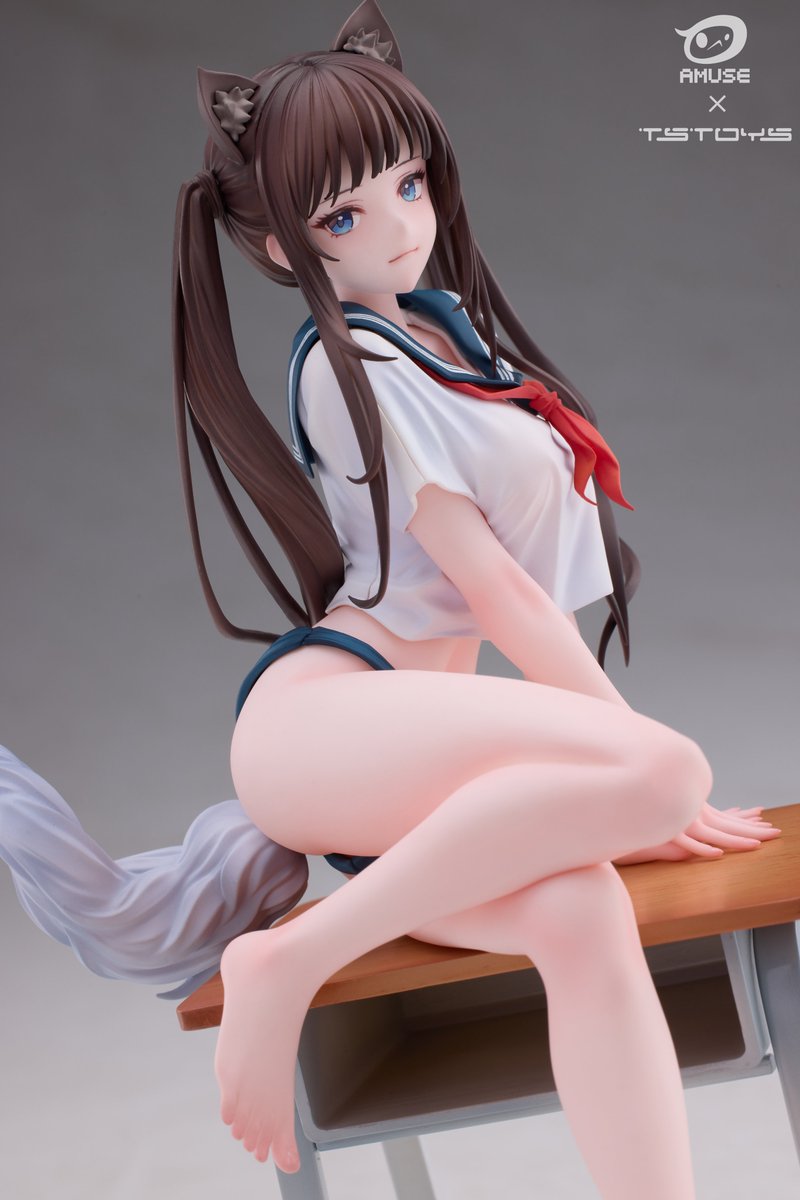 Amuse_2022's tweet photo. ◆【《放学后》1/7手办·蠢沫沫】◆
转发本微博，将会在截单日抽取1位幸运儿附送由Amuse顽趣*Tstoys 出品的《放学后》
■原画：Baby渔 
@iuui1551
 ■原型制作：Amuse 
@Amuse_2022
 ■モデル：蠢沫沫 
@chunmomo0127
 ■原型：蓝白sergeant 
@BWsergeant
 ■塗装：TStoys 
https://t.co/RV5o39s3ih https://t.co/NnVtbmfN4u