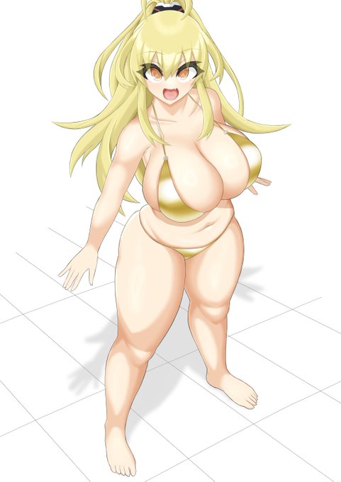 金ビキニイエローハート 