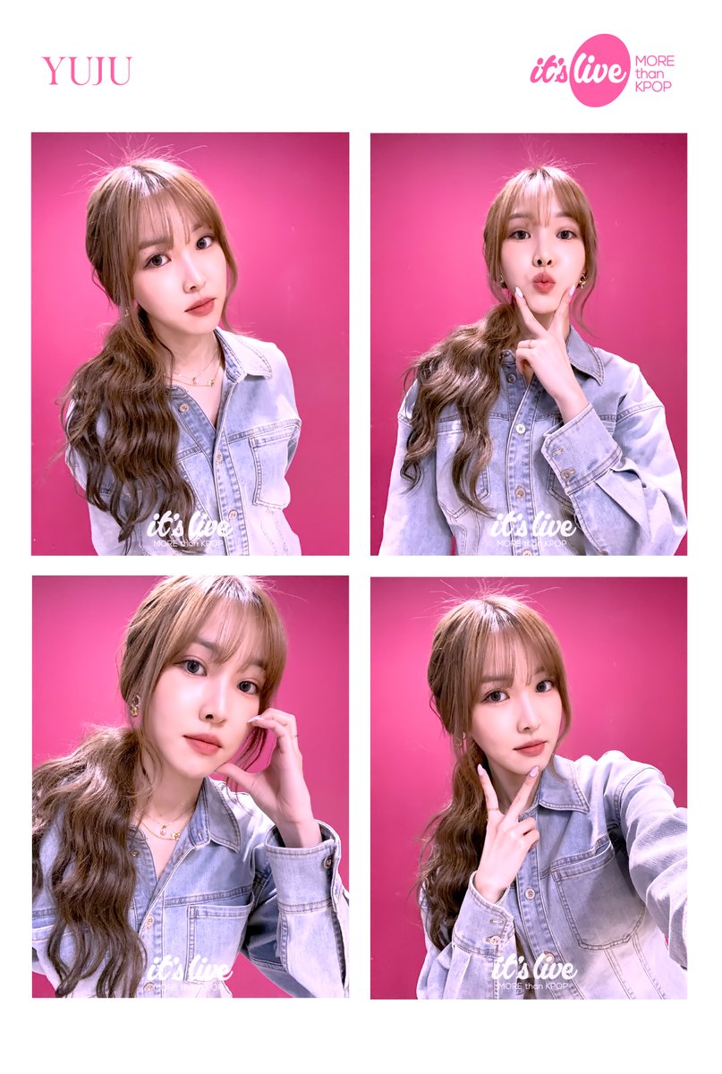 itsLIVEofficial's tweet photo. 유주가 추천하는 네컷 포즈!✨
지금 바로 its Live 틱톡에서 유주의 잇라네컷 촬영 영상을 확인하세요💗
▶https://t.co/h5vpy2PD6c◀
#itsLive #유주 #KPOP #잇츠라이브 #잇라네컷 #인생네컷 #PhotoBooth #itsLive4Cut https://t.co/OnCF97o1np