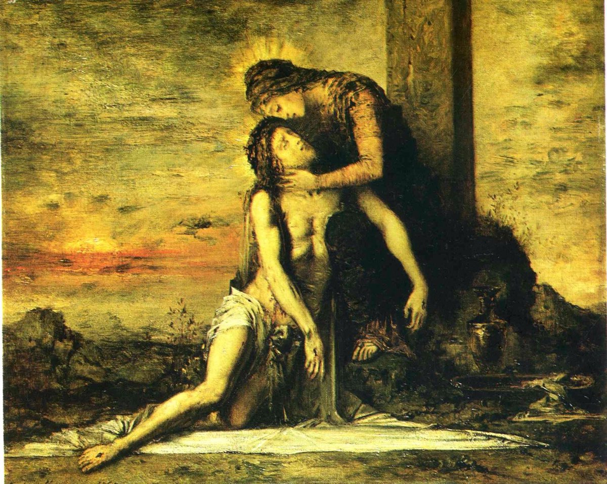 'Pieta'. #GustaveMoreau